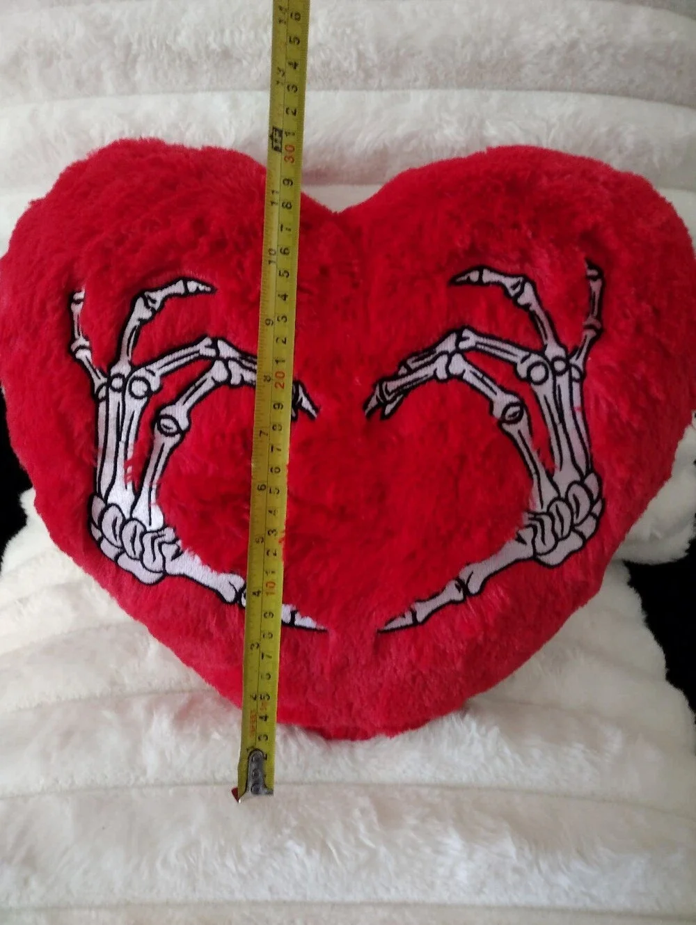 Like New Woman's Skeleton Love Decor Pillow *Price Is From*